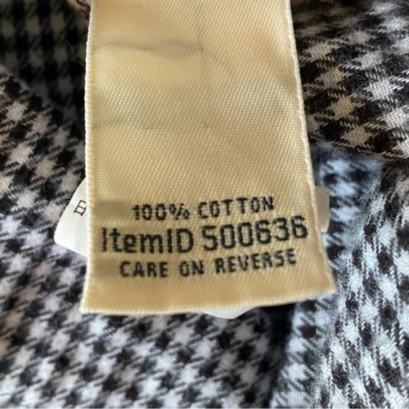 LL‎ Bean Women's Flannel Long-Sleeved Button-Down Top Size M - Picture 10 of 10